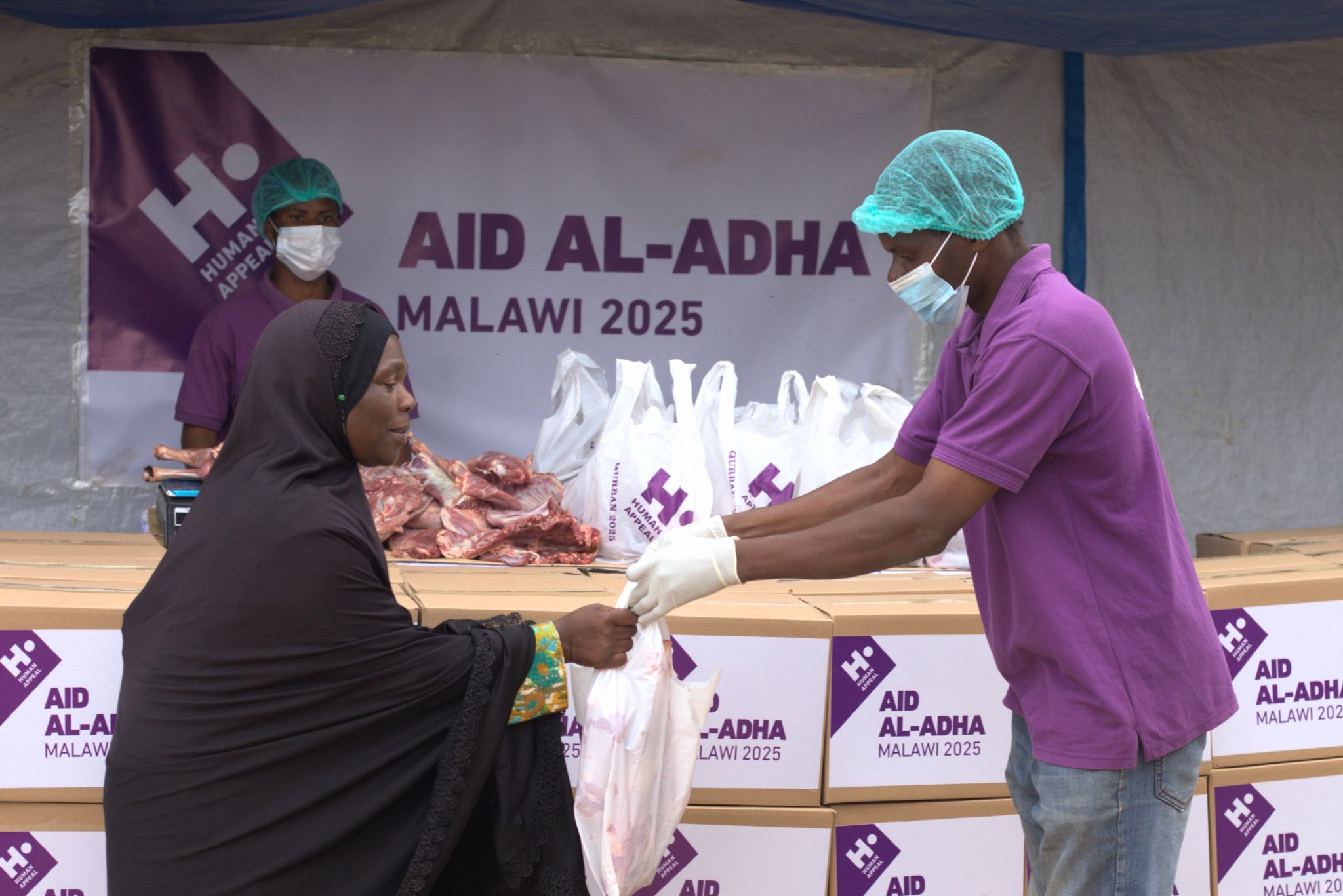 Human Appeal team supporting communities in Malawi