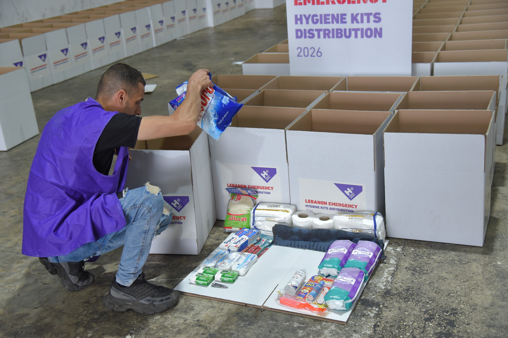 Hygiene kits Lebanon