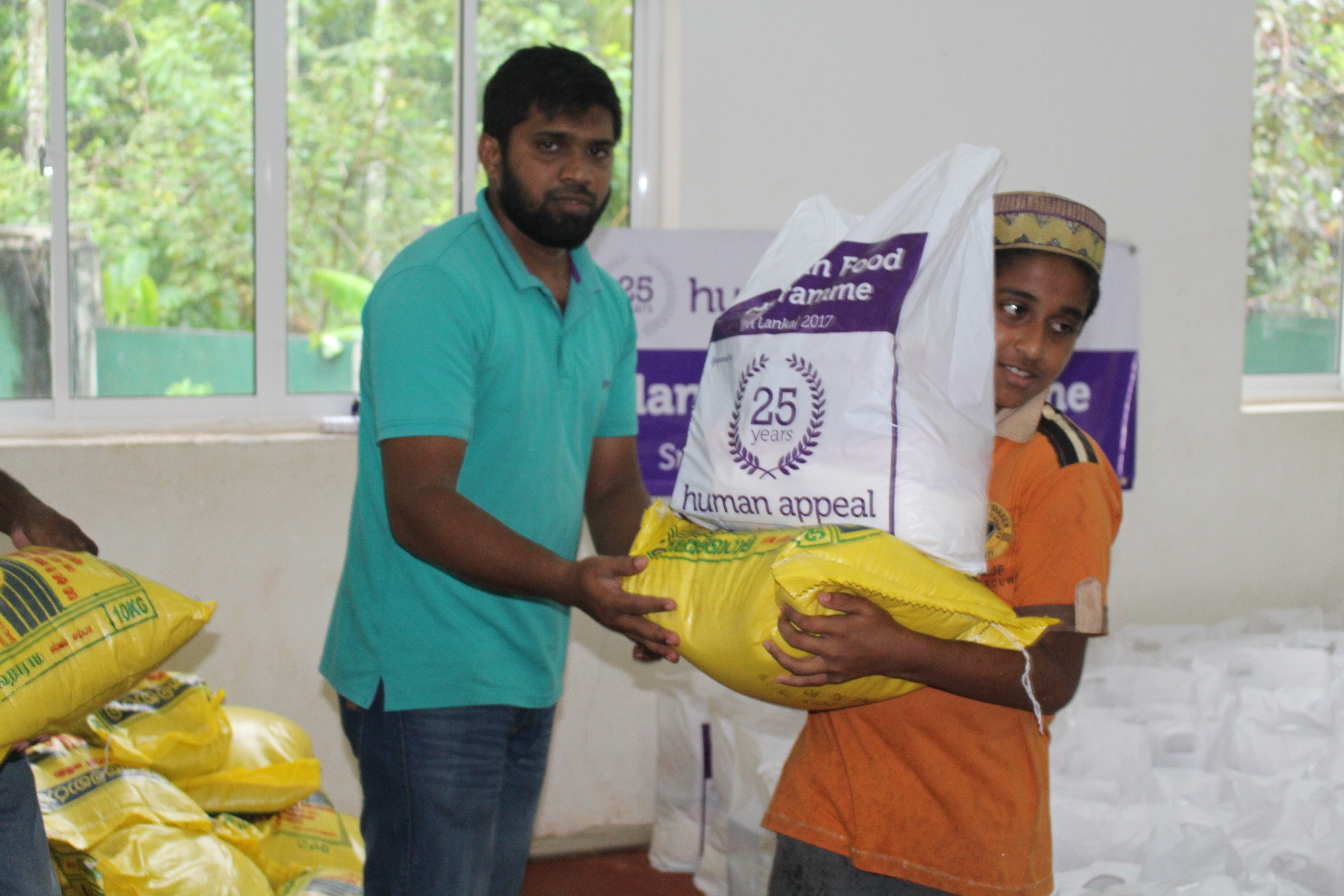Human Appeal team supporting communities in Sri Lanka