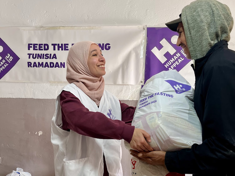 Human Appeal team supporting communities in Tunisia